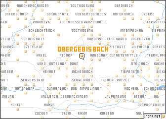 map of Obergebisbach