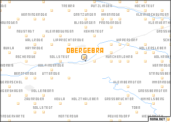 map of Obergebra