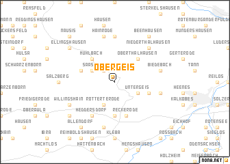map of Obergeis