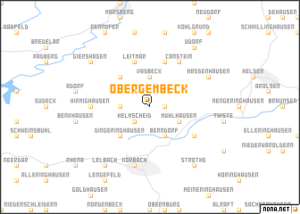 map of Ober Gembeck