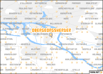 map of Obergeorgswerder