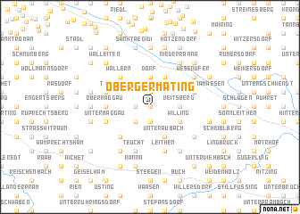 map of Obergermating