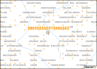 map of Obergessertshausen