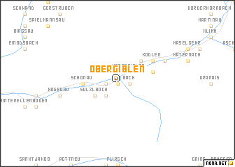 map of Obergiblen