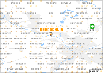 map of Obergohlis