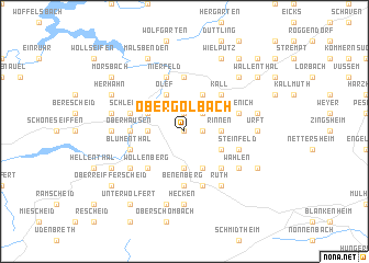 map of Ober Golbach