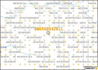 map of Obergoßzell