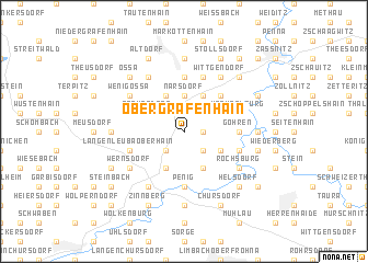 map of Obergräfenhain