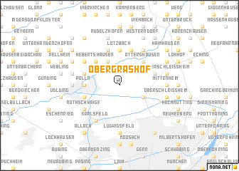 map of Obergrashof