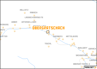 map of Obergratschach