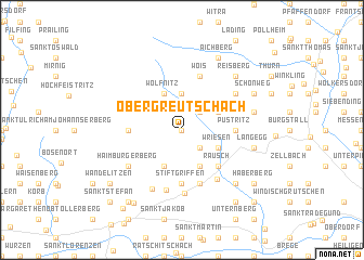 map of Obergreutschach