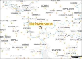 map of Obergriesheim