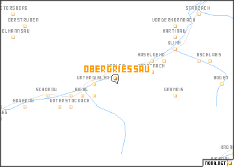 map of Obergriessau