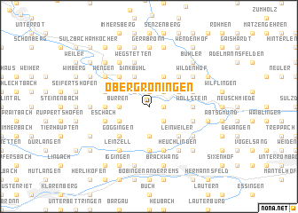 map of Obergröningen