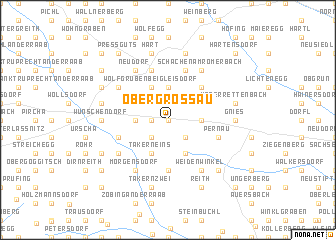 map of Obergrossau