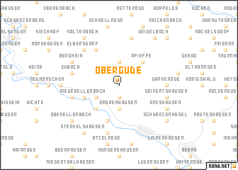 map of Obergude