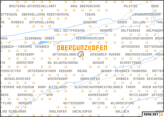 map of Obergünzkofen