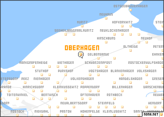 map of Oberhagen