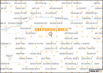 map of Oberhaidelbach