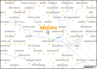 map of Oberhaid