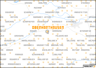 map of Oberharthausen