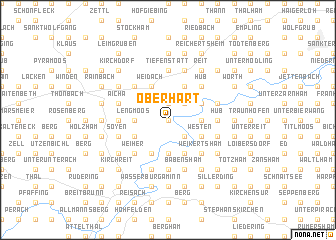 map of Oberhart