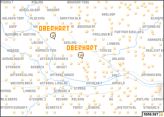 map of Oberhart