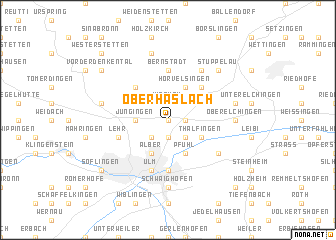 map of Oberhaslach