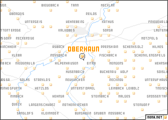 map of Oberhaun
