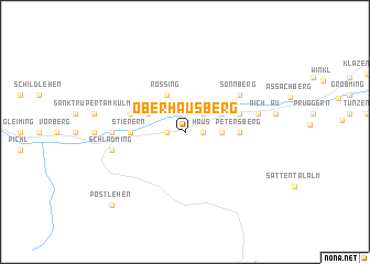 map of Oberhausberg