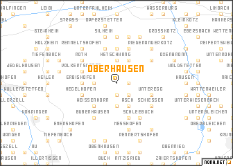 map of Oberhausen