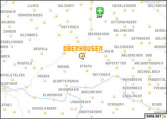 map of Oberhausen