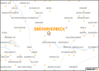 map of Oberhaverbeck