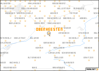 map of Oberheesten