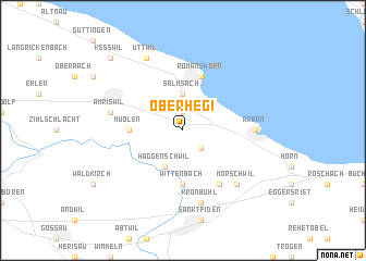 map of Oberhegi