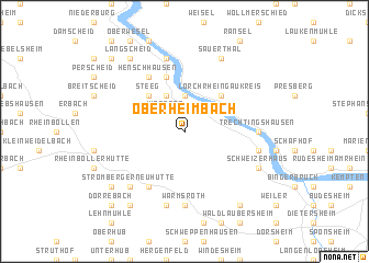map of Oberheimbach