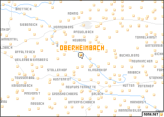 map of Oberheimbach