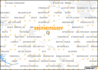 map of Oberheinsdorf