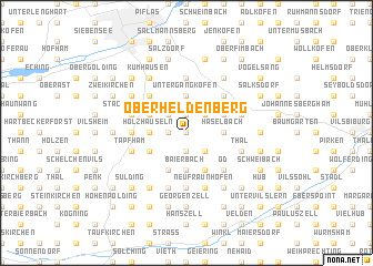 map of Oberheldenberg