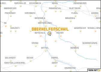 map of Oberhelfenschwil