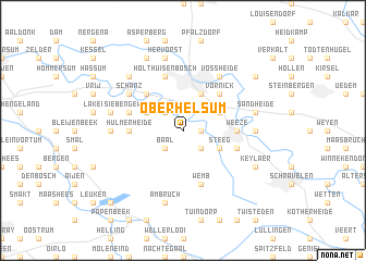 map of Oberhelsum