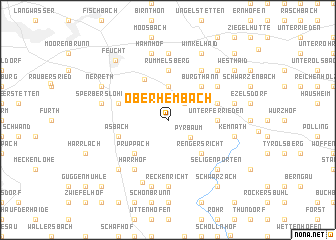 map of Oberhembach