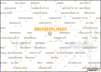 map of Oberherrlingen