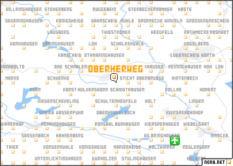 map of Ober Herweg