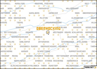 map of Oberhöcking