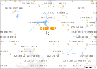 map of Oberhof