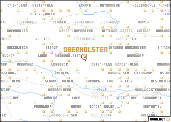 map of Oberholsten