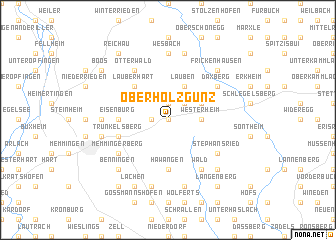 map of Oberholzgünz