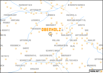 map of Oberholz