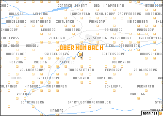 map of Oberhömbach